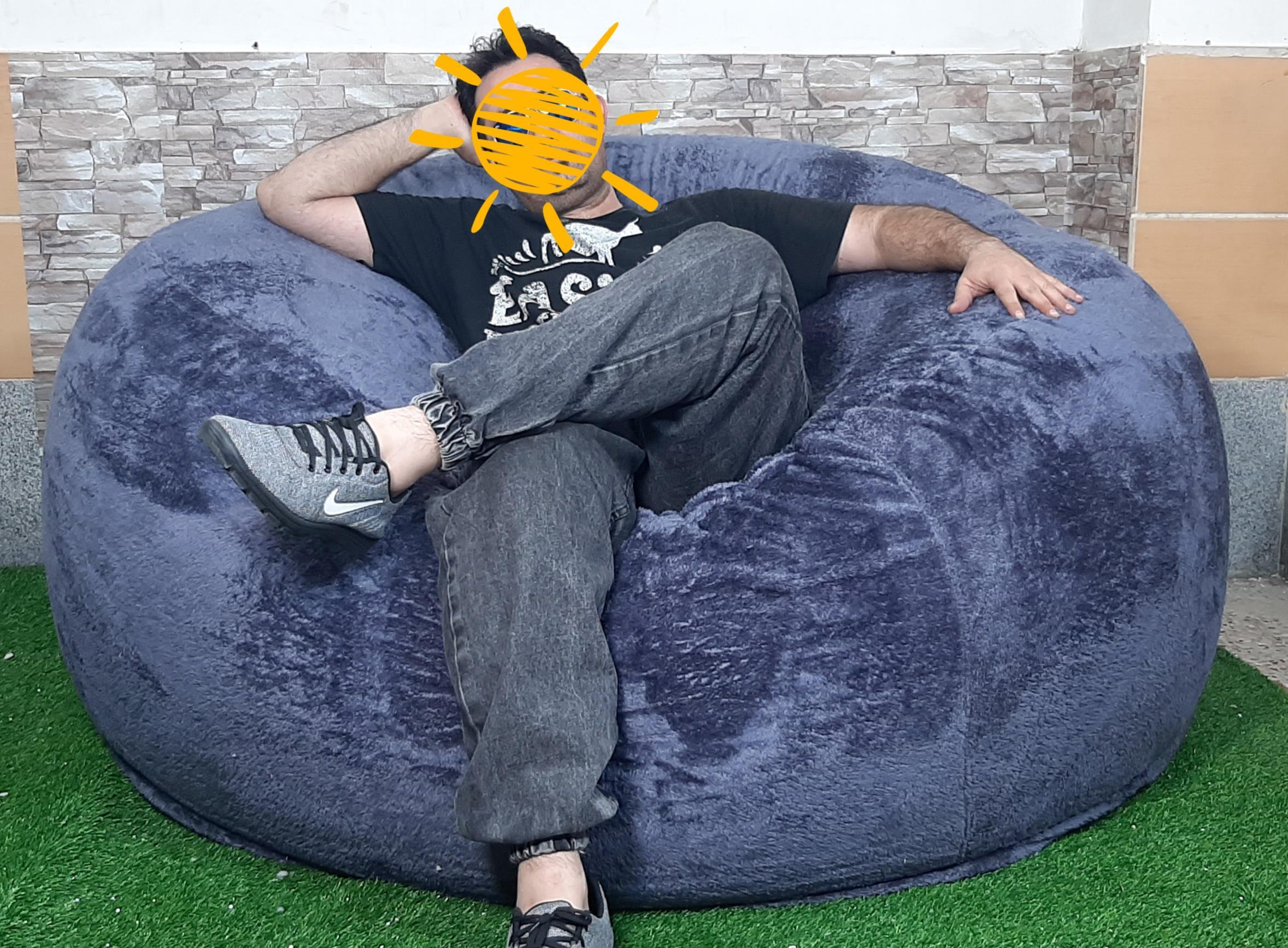 بین بگ دونفره الیافی. قطر 160در70 ببتا