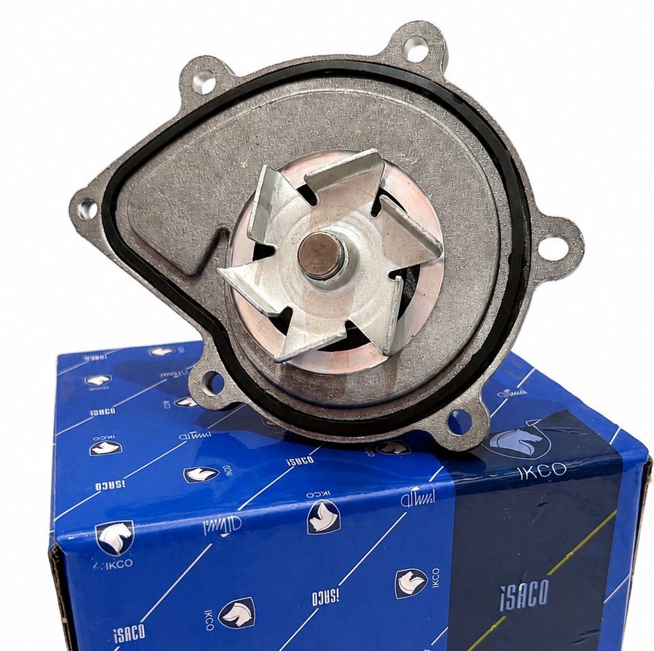 واتر پمپ (پمپ آب) شش پره با واشر لاستیکی EF7 (سمندملی) شرکتی ایساکو کد 0360602299