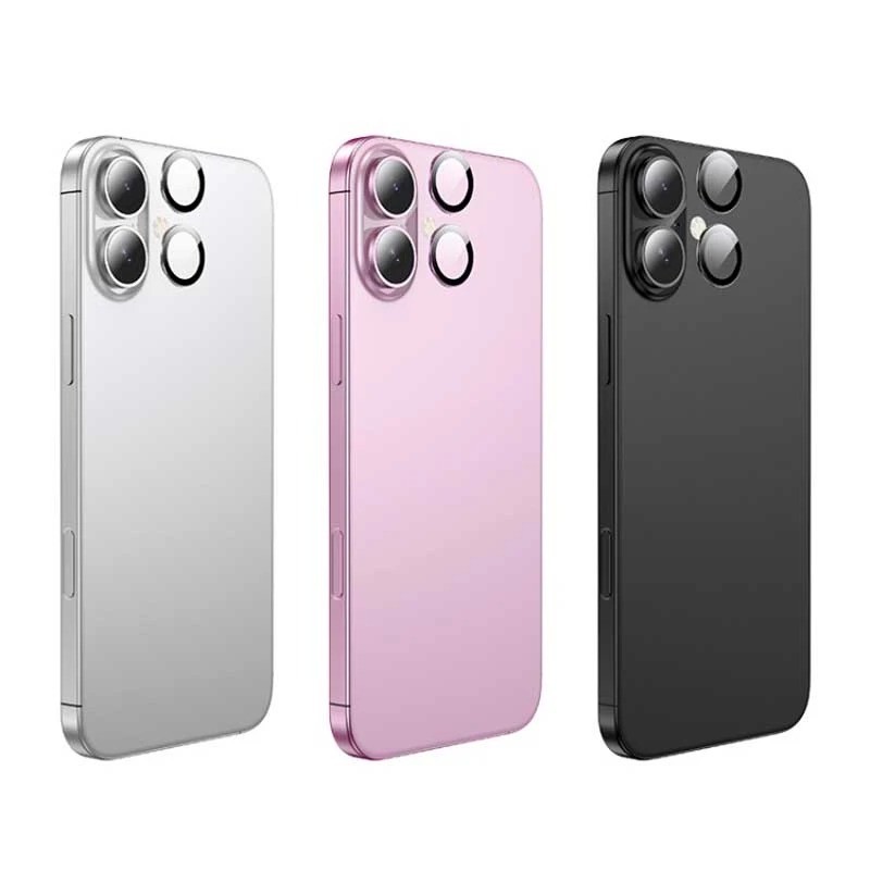 محافظ لنز دوربین فلزی بوف مدل Aluminum Metal مناسب برای گوشی موبایل iPhone 16 16 Plus