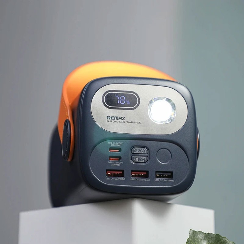 پاوربانک 27 وات ریمکس مدل rpp-123 ظرفیت 60000 میلی آمپرساعت