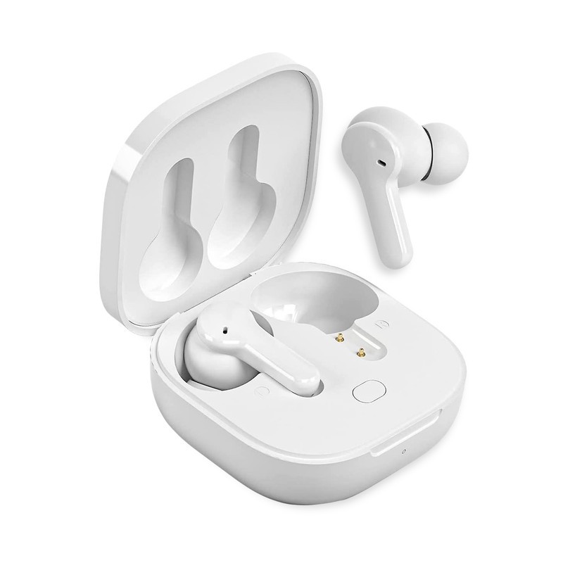 هدفون بلوتوثی کیو سی وای مدل T13 TWS با نویز کنسلینگ میکروفون (ENC)، درگاه شارژ USB Type-C، دارای میکروفون دوگانه، دا...