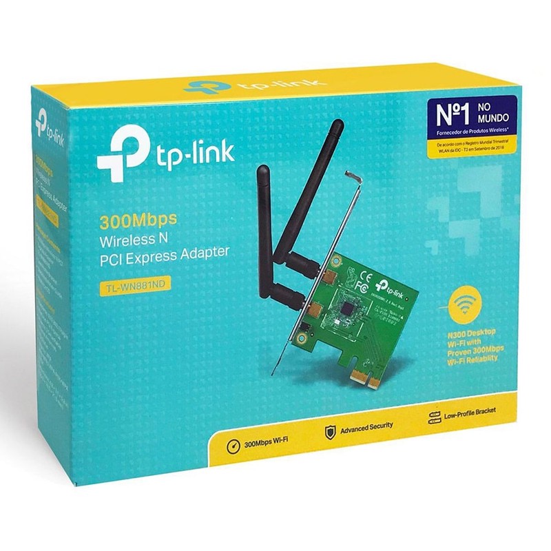 کارت شبکه بی سیم 300Mbps تی پی-لینک TL-WN881ND
