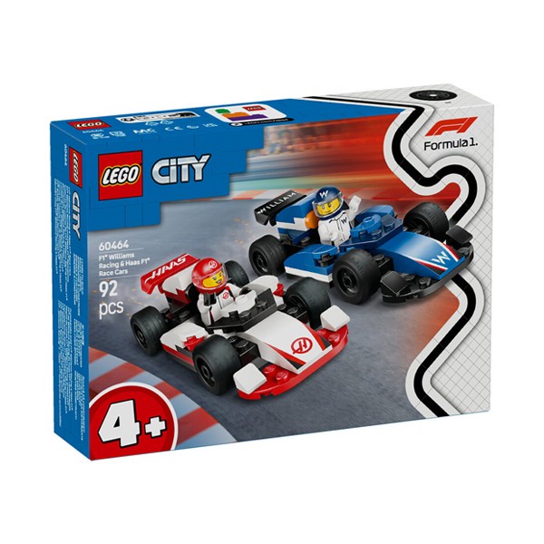 لگو 92 تکه سری سیتی مدل Racing cars کد 60464