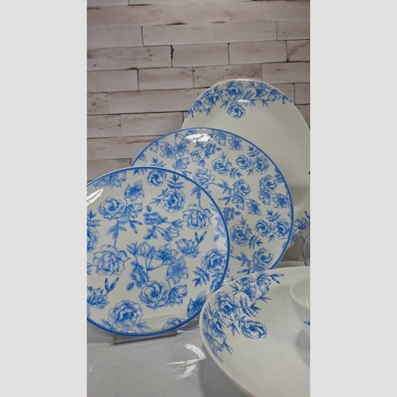 سرویس آرکوپال 26 پارچه طرح نارنج آبی
