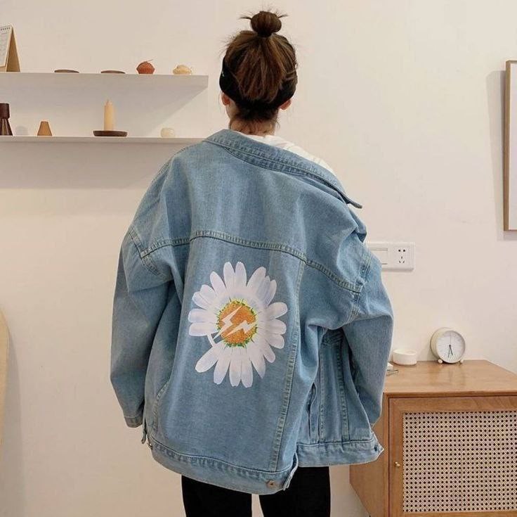 کت جین بابونه وارداتی برند Fashion