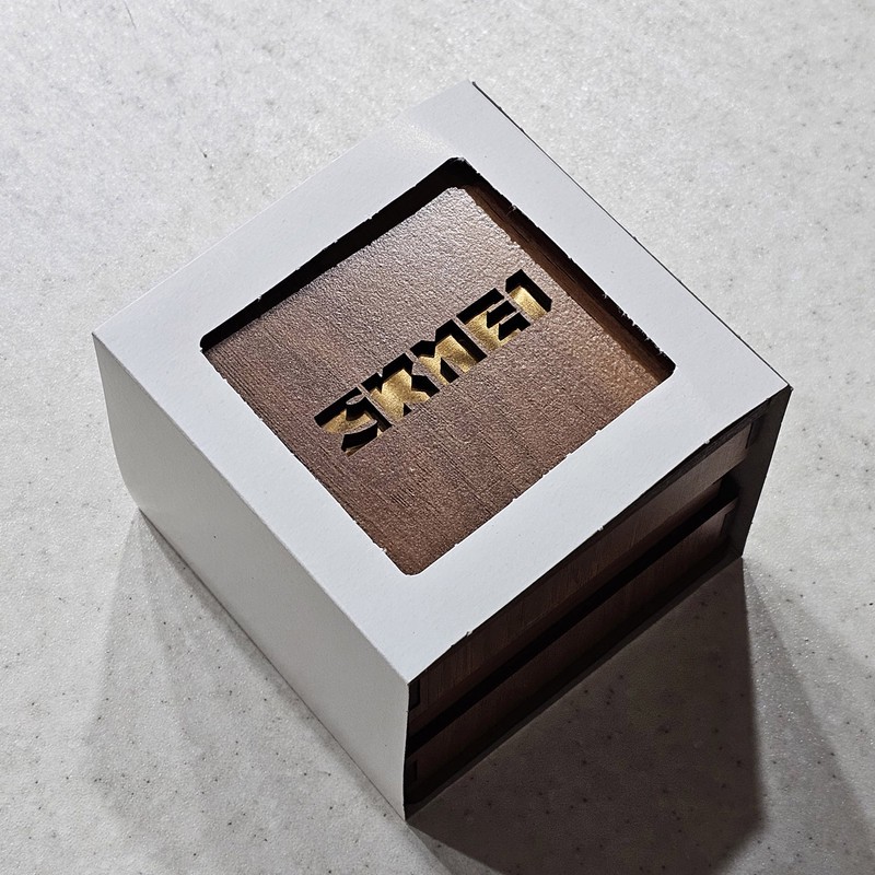 ست ساعت مچی عقربه ای اسکمی مدل 9071 black کد 01