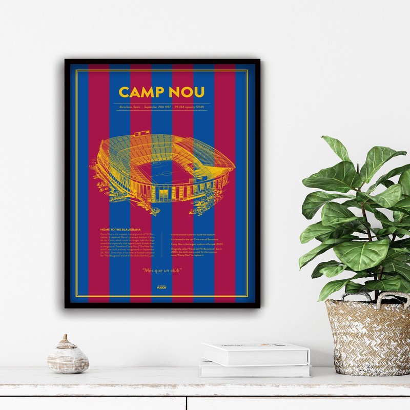 تابلو آتریسا طرح استادیوم Camp Nou مدل ATS015