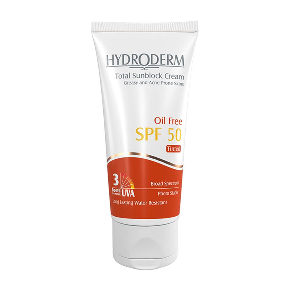 ضد آفتاب رنگی فاقد چربی SPF50 هیدرودرم