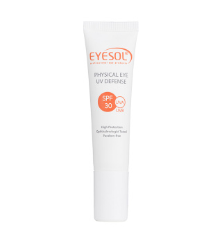 کرم ضد آفتاب بی رنگ آیسول با SPF30 مناسب دور چشم حجم 40 میلی لیتر