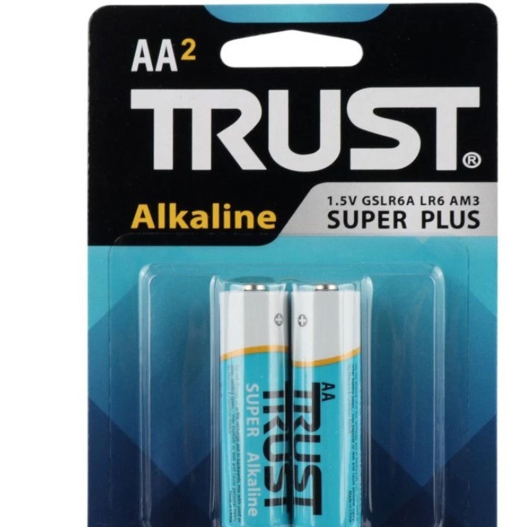 باتری دوتایی قلمی تراست Alkaline Super Plus LR6 (ارسال فوری)