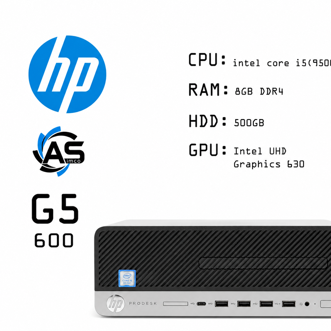 مینی کیس hp prodesk 600 g5 sff