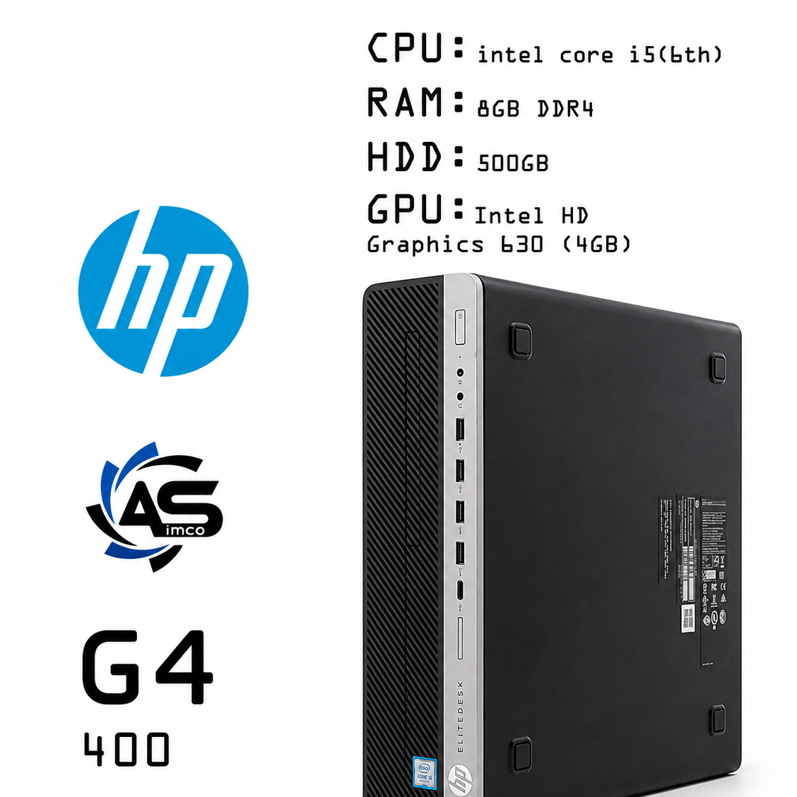 مینی کیس hp elitedesk 800 g4 sff