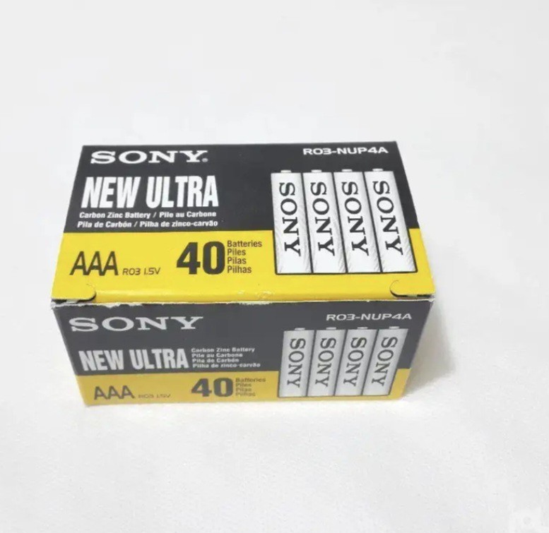 باتری نیم قلمی سونی مدل New Ultra بسته 20 عددی