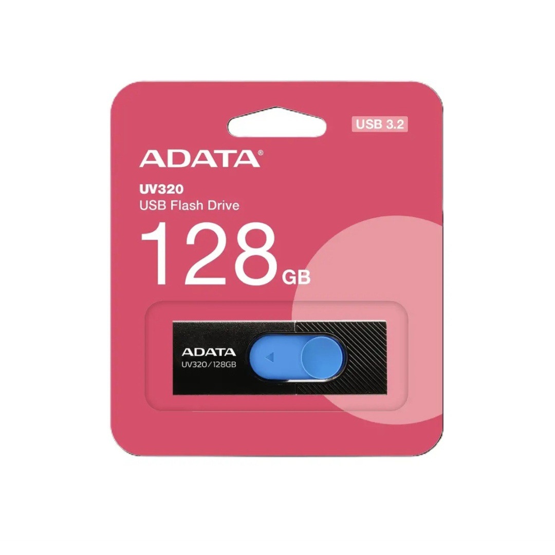 فلش مموری ای دیتا مدل UV320 ظرفیت 128 گیگابایت با رابط 3.2 USB