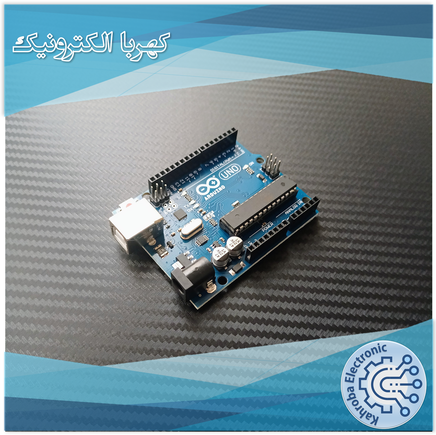 برد آردوینو Arduino UNO R3 با میکروکنترلر ATmega328P