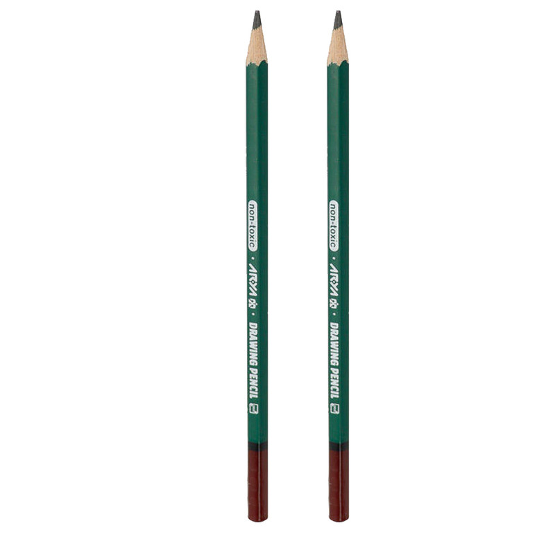 مداد طراحی آریا مدل Drawing-3B کد 122465 بسته 2 عددی پخش علم گستر 
