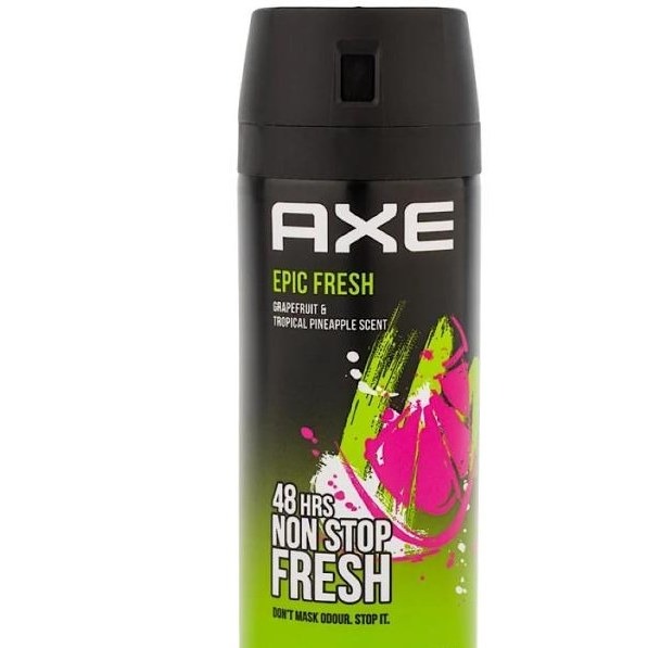 اسپری دئودورانت مردانه اکس مدل Epic Fresh حجم 150 میلی لیتر با رایحه گریپفروت و آناناس استوایی