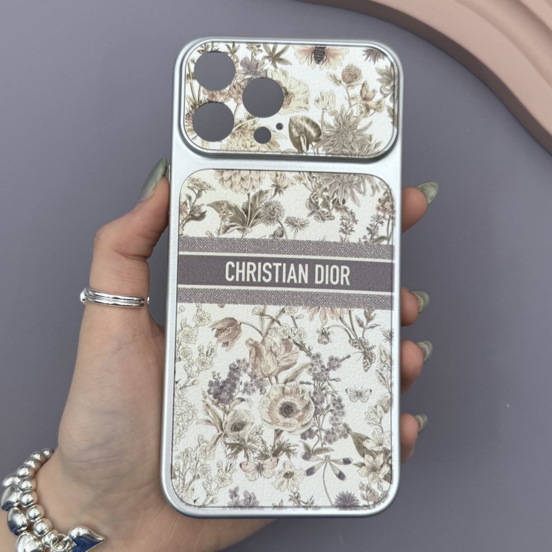 قاب گوشی iPhone 13 Pro Max آیفون فانتزی چرمی Luxury Case سری 17 طرح Dior کیوت کد 169449