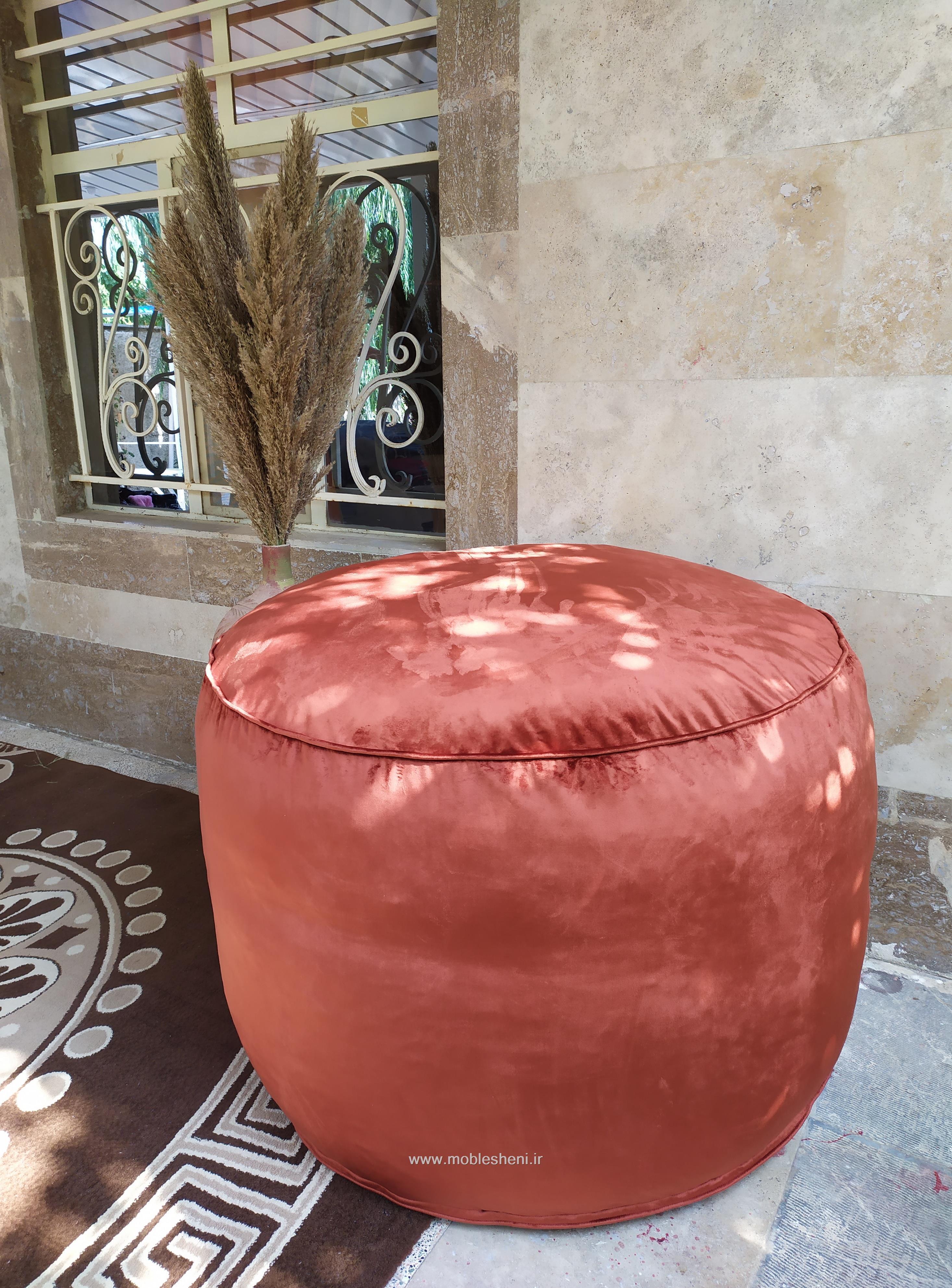 بین بگ الیافی. مخملی 80×110مسی