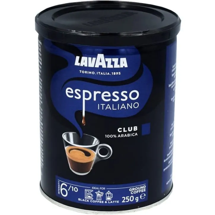 پودر قهوه لاوازا مدل Espresso Club وزن 250 گرم