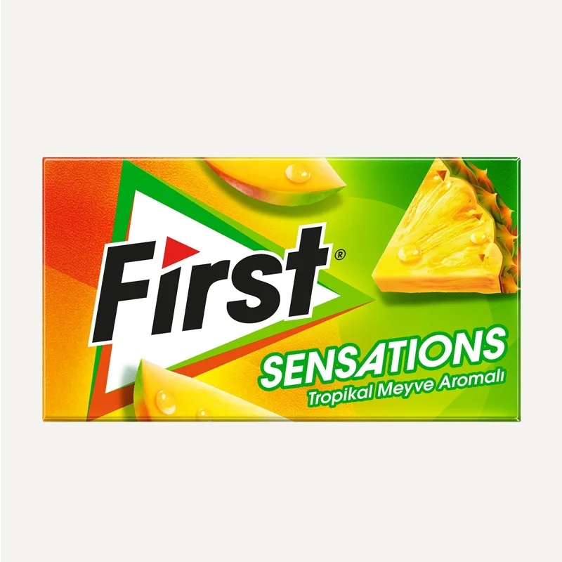 آدامس فرست ترکیه (First Sensations) طعم آناناس 27 گرم
