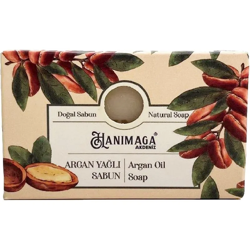صابون طبیعی با روغن آرگان هانیماگا HANIMAGA حجم 100 گرم