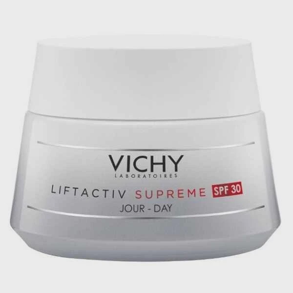 کرم لیفت قوی وضدآفتاب ویشیVICHYسری لیفت اکتیوLiftactiveمدل سوپریمSupremeحجم50میل حاوی هیالورونیک اسید، SPF30