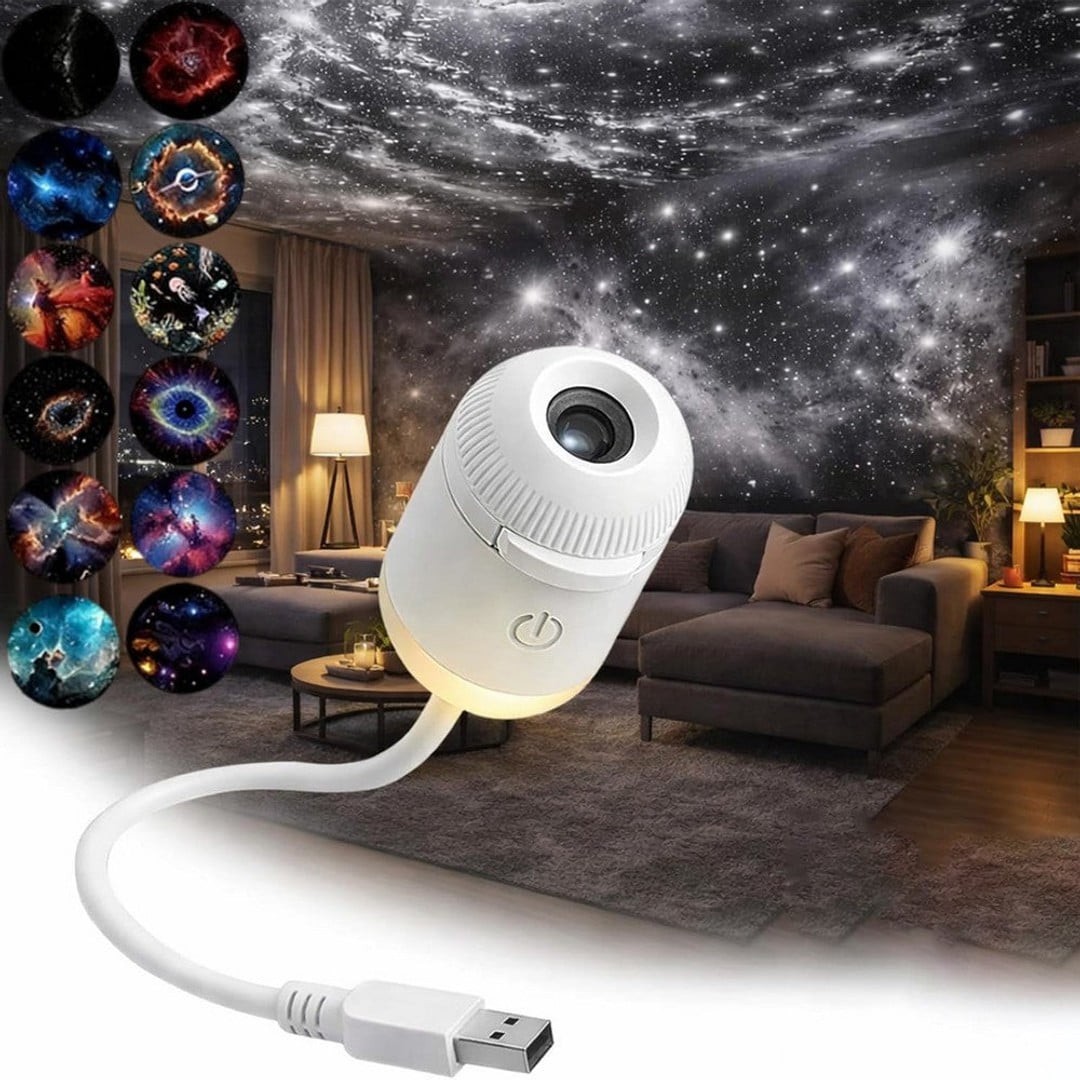 چراغ خواب و پروژکتور کهکشانی 13 دیسک Starry Sky
