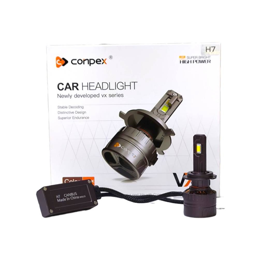 لامپ هدلایت خودرو کانپکس مدل Vx5 پایه H4 بسته دو عددی