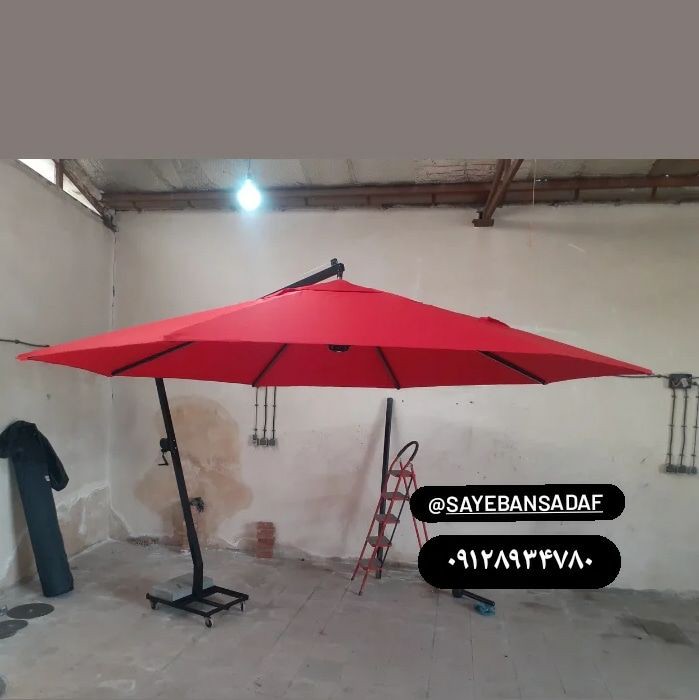 سایه بام شعاع 4متری نور دار