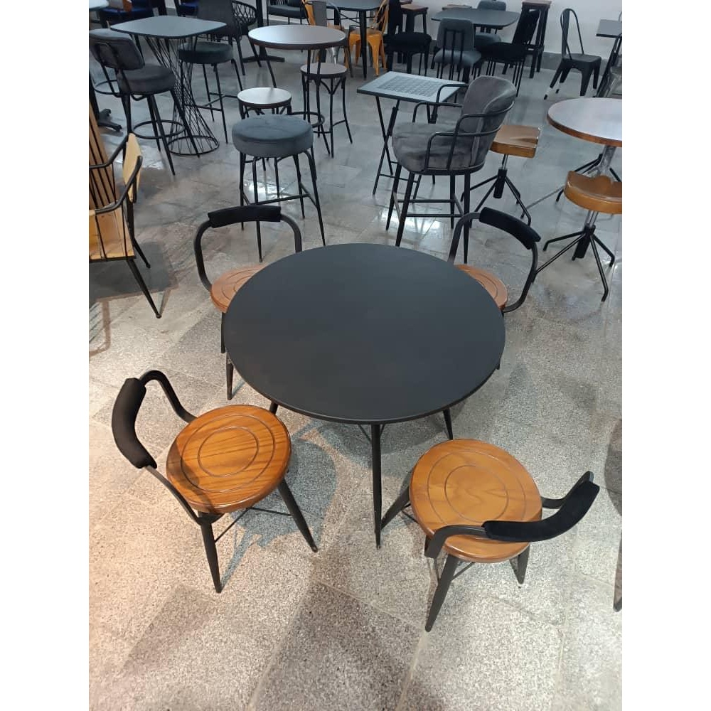 ست نهار خوری چهار نفره کف چوبی