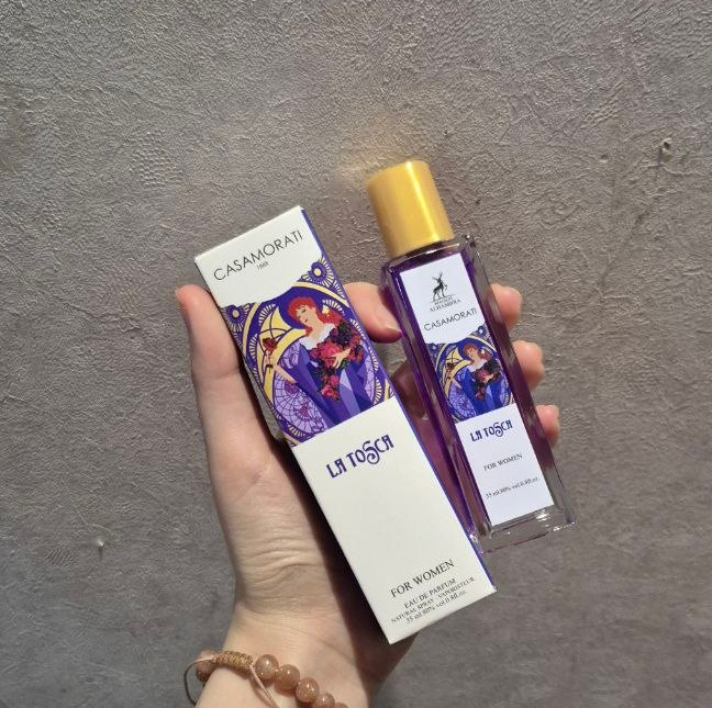 عطر ادکلن کازاموراتی لاتوسکا الحمبرا زنانه 35 میل عطر کازاموراتی زرجف لاتوسکا رایحه شیرین 