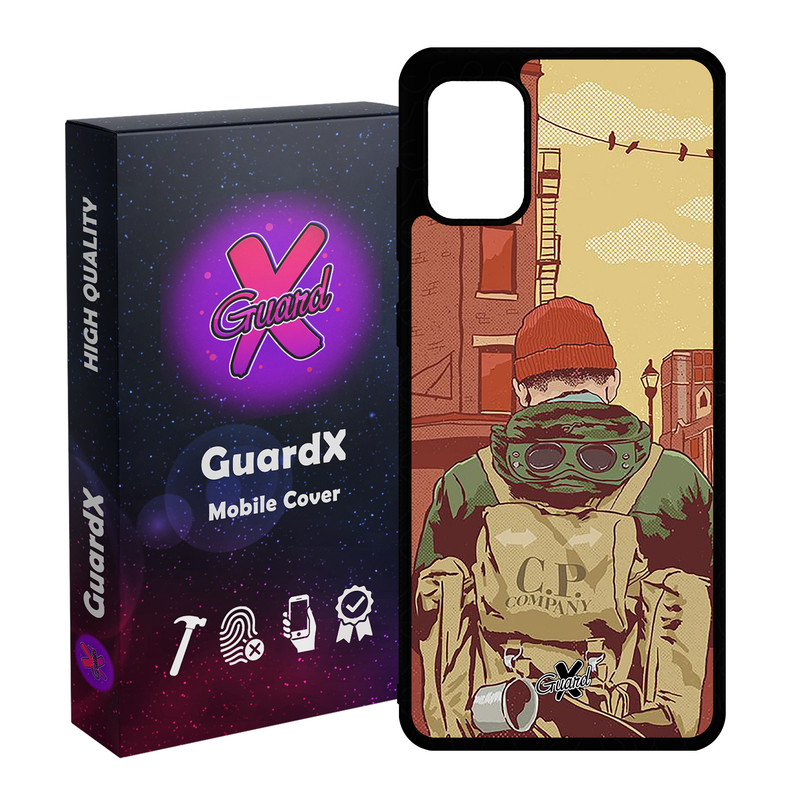 کاور گارد ایکس طرح Man مدل Glass10348 مناسب برای گوشی موبایل سامسونگ Galaxy A31 - با بهترین کیفیت