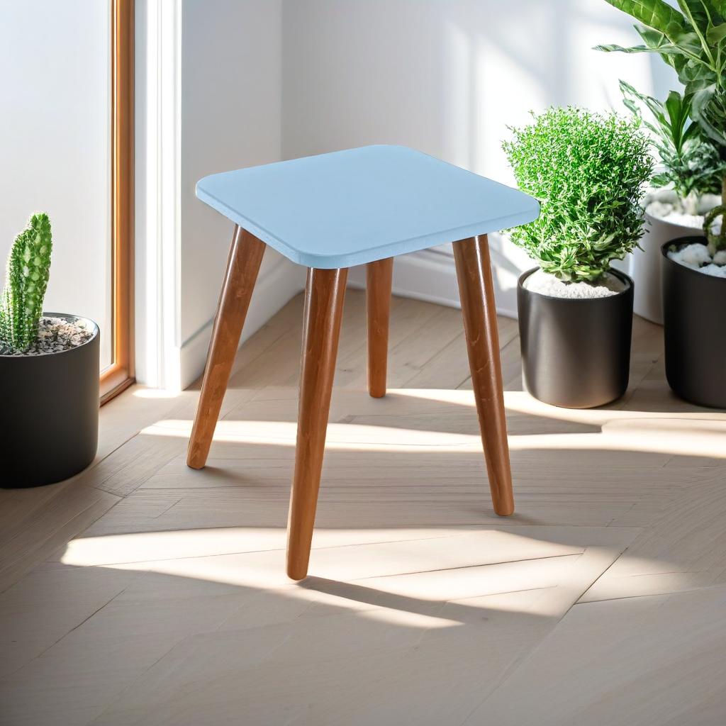 میز عسلی مربع طرح چوب کد 322 مبل گوشه
