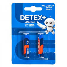 باتری نیم قلمی آلکالاین دیتکس پلاس مدل Alkaline 1.5V LR03 AAA