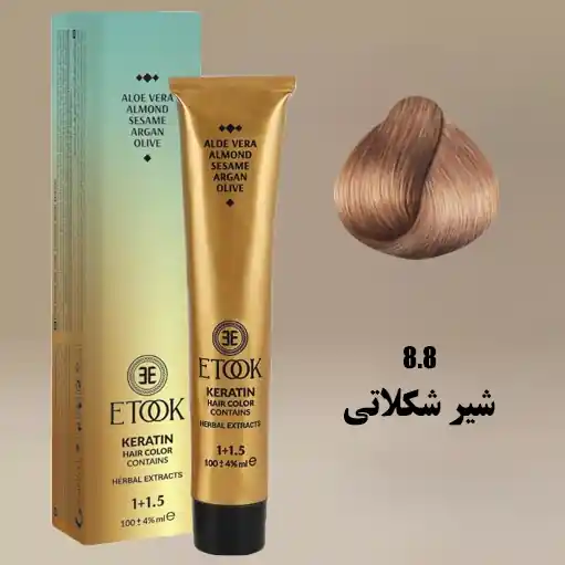 رنگ مو شیر شکلاتی ایتوک 8.8