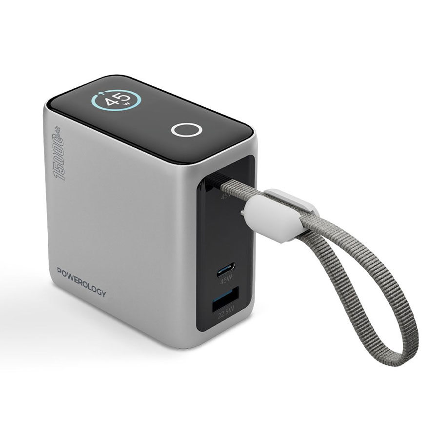 پاوربانک مینی 15000 میلیآمپر پاورولوژی Powerology 15000mAh Mini Power Bank PPBCHA60