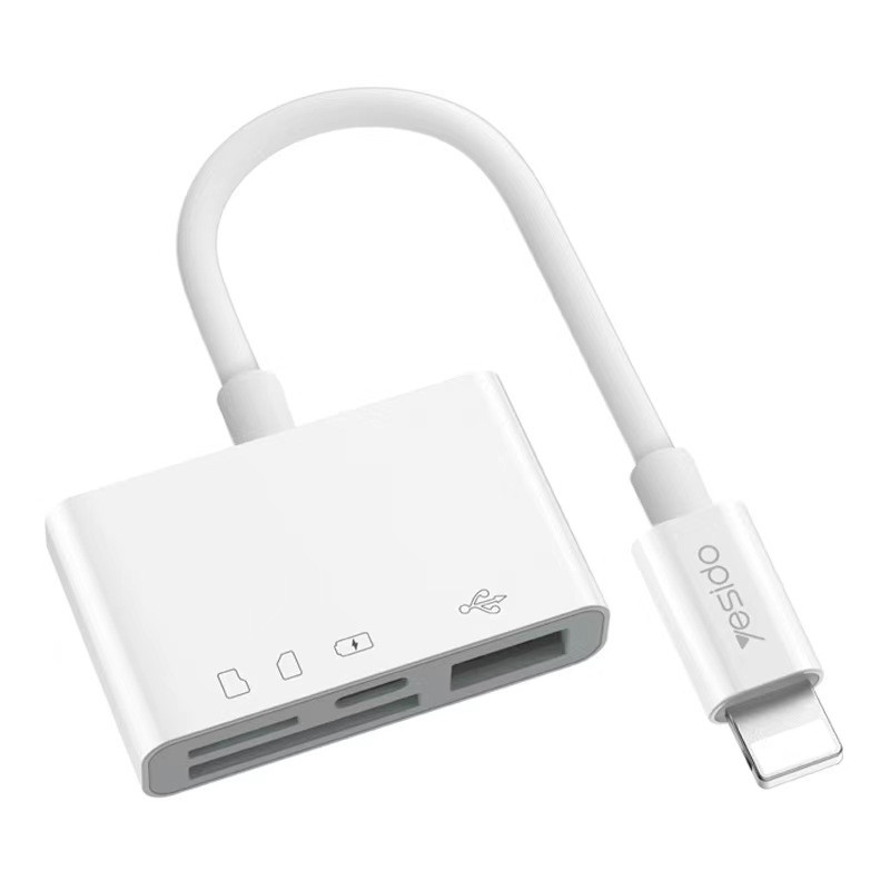 مبدل لایتنینگ به فلش مموری مموری کارت یسیدو مدل GS12