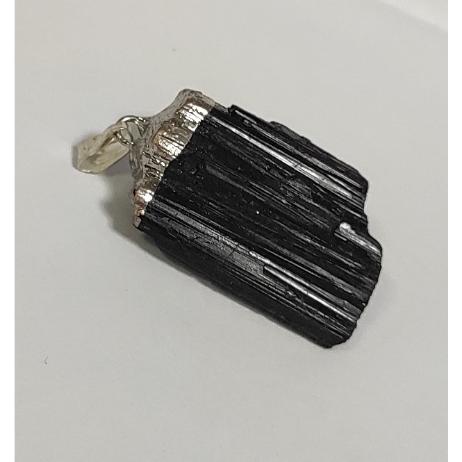گردنبند تورمالین سیاه tblack70 راف بلک تورمالین اصلی 