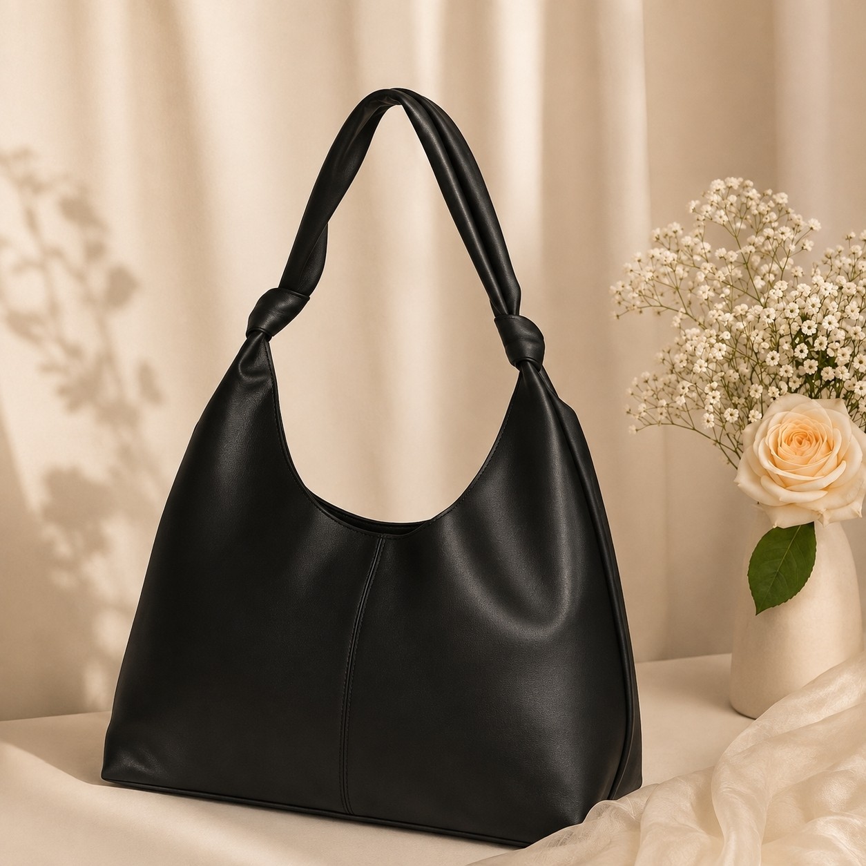 کیف زنانه دسته گره ای رودوشی