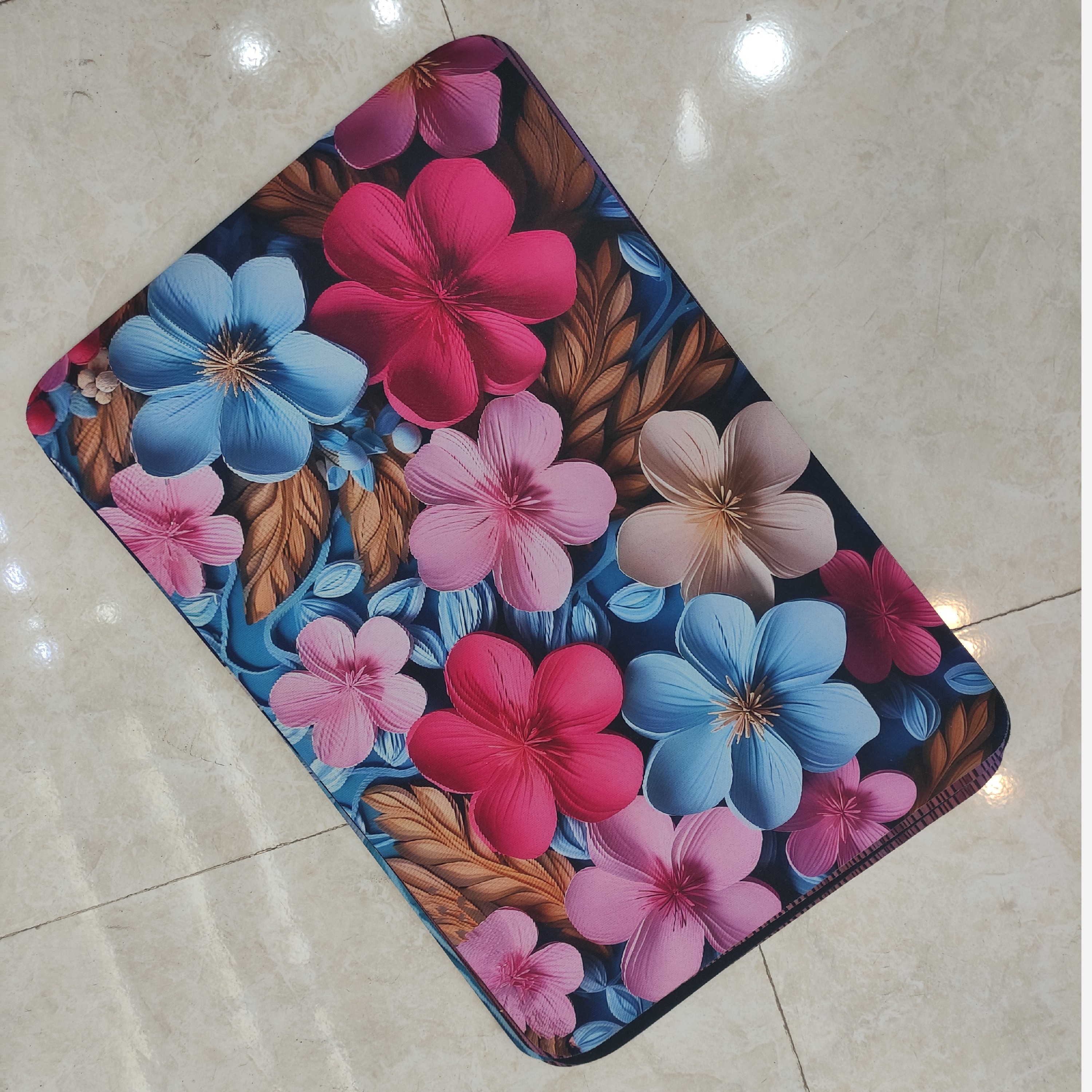 پادری سه بعدی سیلیکونی طرح گل