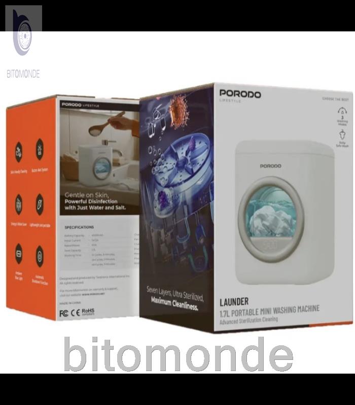 ماشین لباسشویی 1.7 لیتری پرودو PDLFSTBPM9WH
