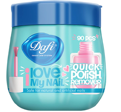 دافی پد لاک پاک کن قوطی 90 عددی Nail Polish Remover DAFI
