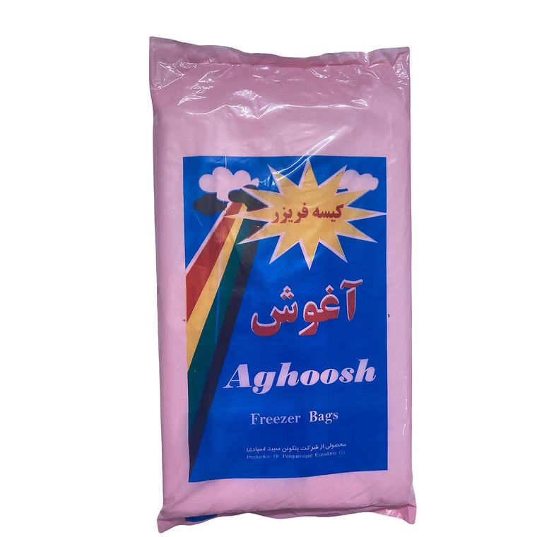 کیسه فریزر آغوش سایز 40*30 بسته بندی یک کیلویی