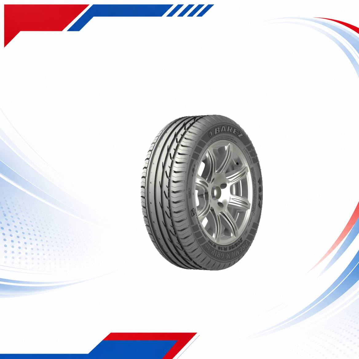 تایر سواری بارز 165/65R13 تاریخ 2026 (تک حلقه )