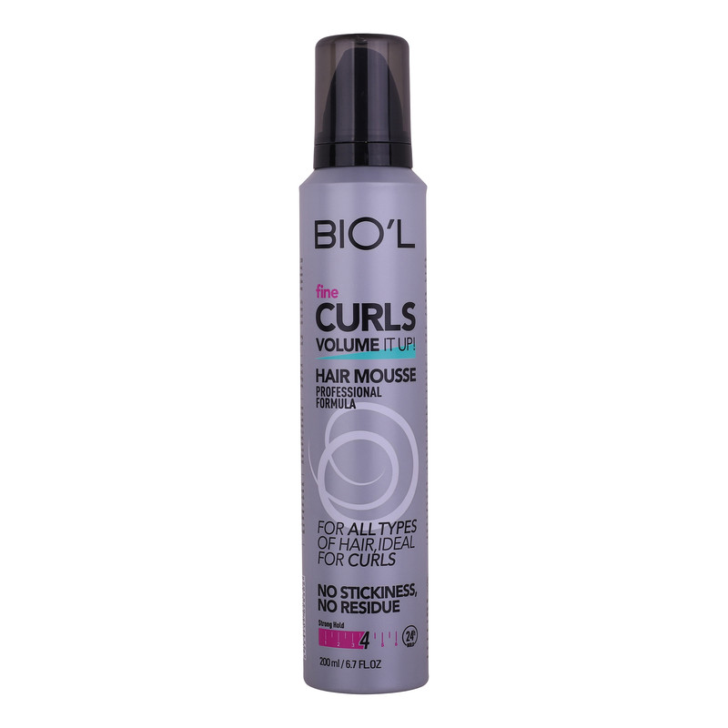 موس مو بیول مدل 4 FINE CURLS مناسب موهای فر حجم 200 میلی لیتر ارسال پس کرایه