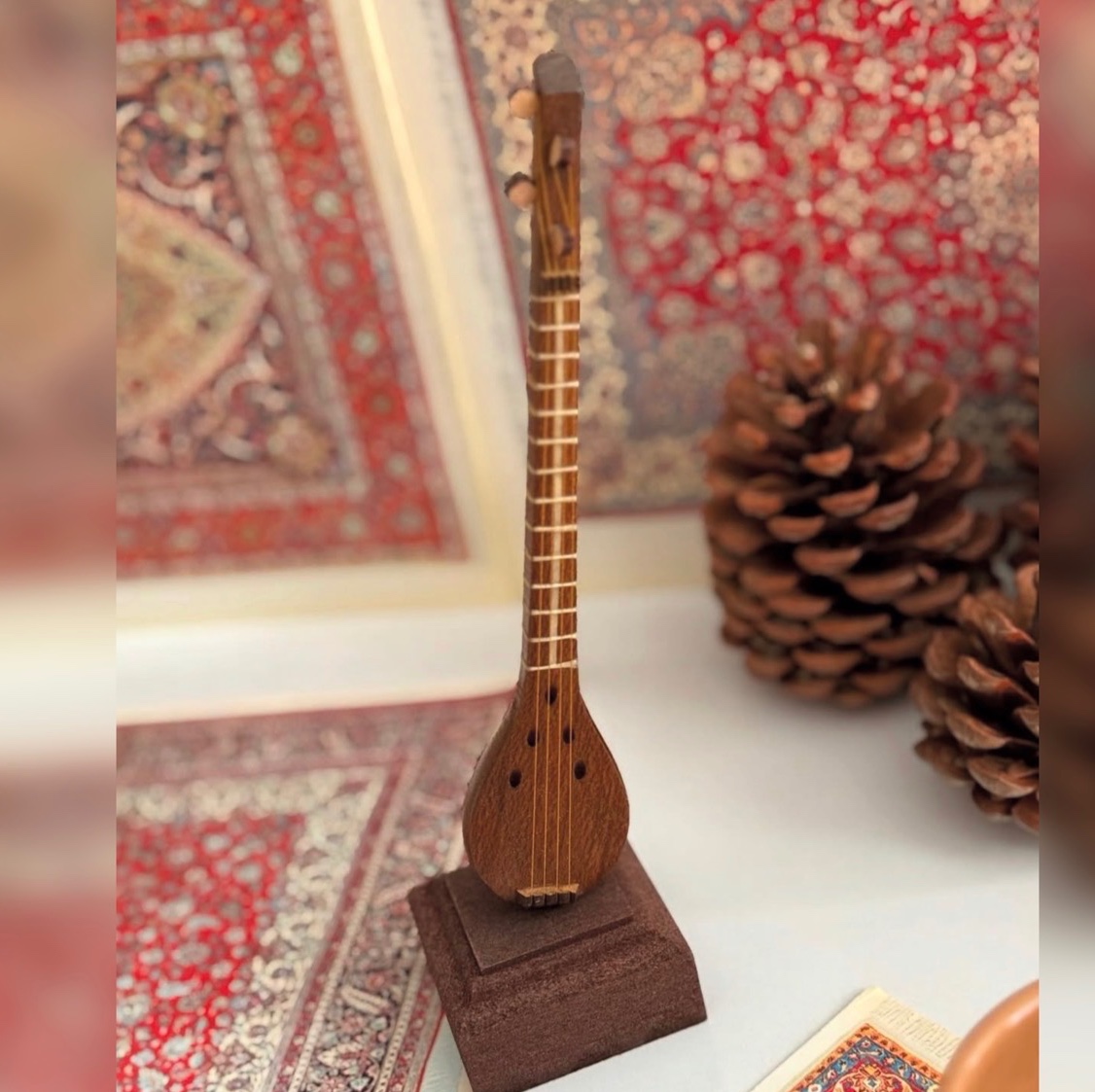 ماکت چوبی سه تار