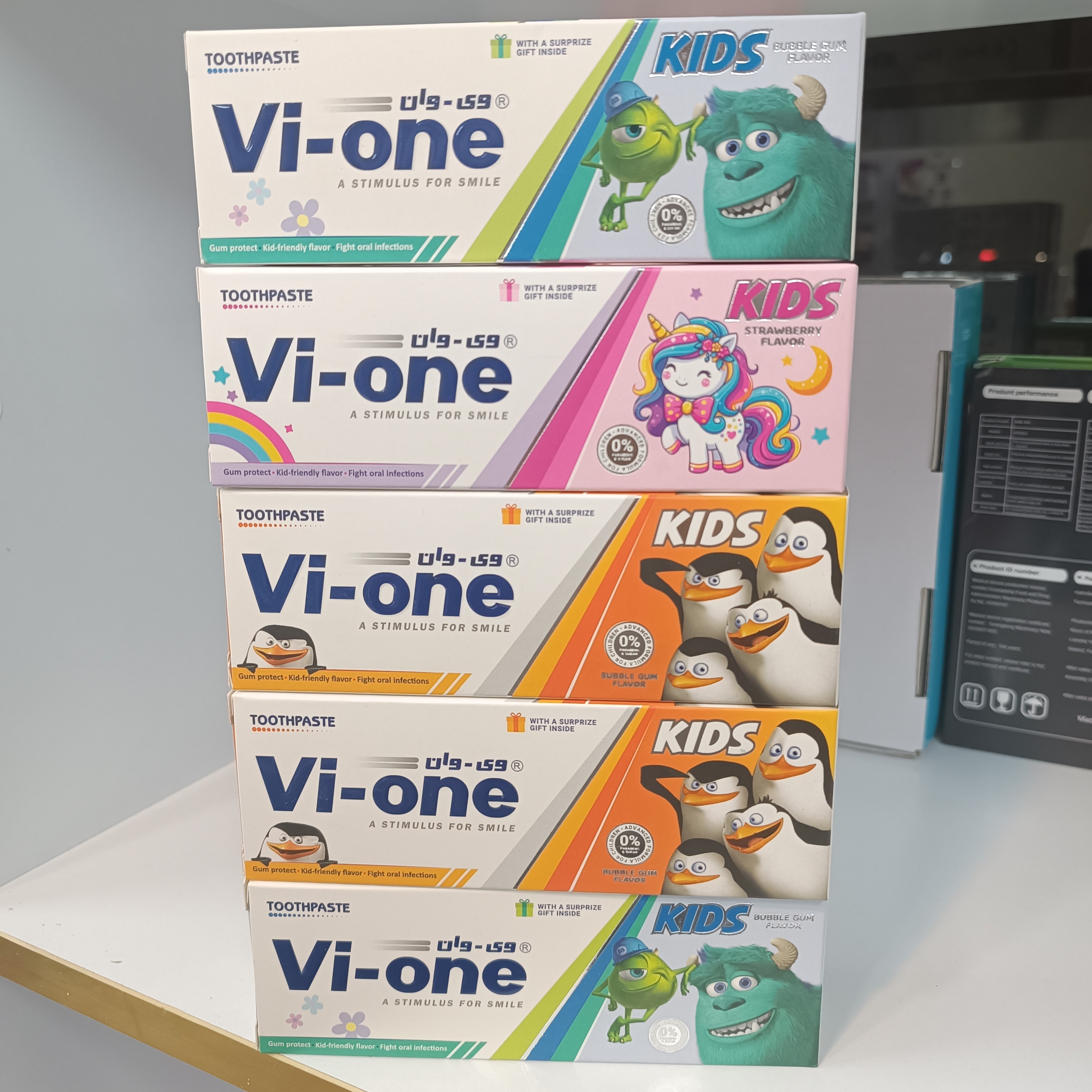 خمیر دندان کودک وی وان vi one مدل kids 