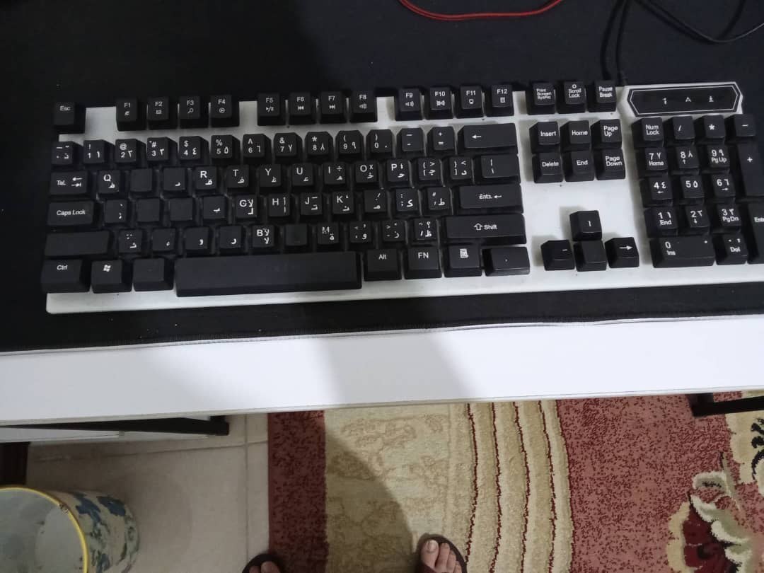 کیبورد گیمینگ جرتک مدل K358 با سیم نورپردازی بک لایت