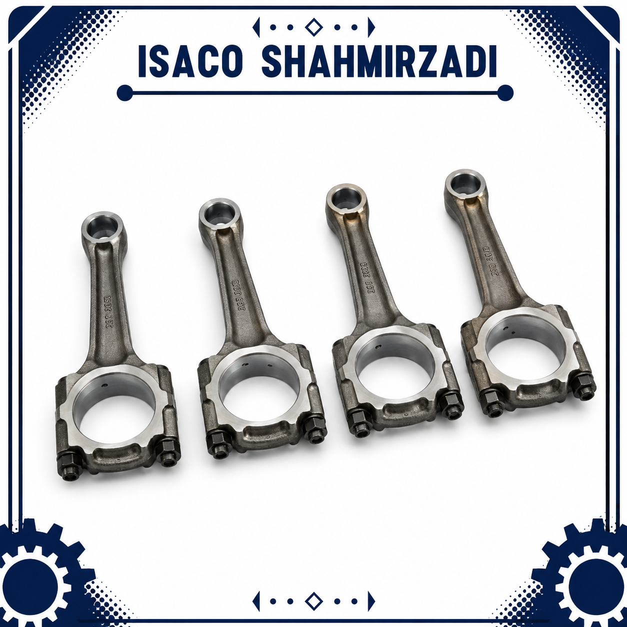 شاتون موتور XU7 پژو 405 (دست 4 عددی) ایساکو 4403001